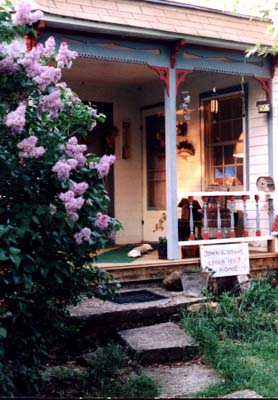 porch of the 1867 Farmhouse